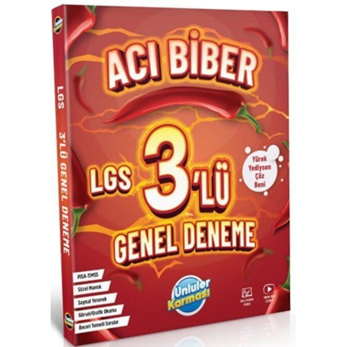 8.Sınıf LGS Acı Biber Genel 3 Lü Deneme Ünlüler Karması