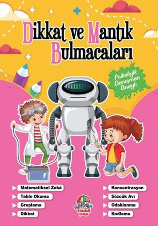 Dikkat Ve Mantık Bulmacaları - Pembe Kitap