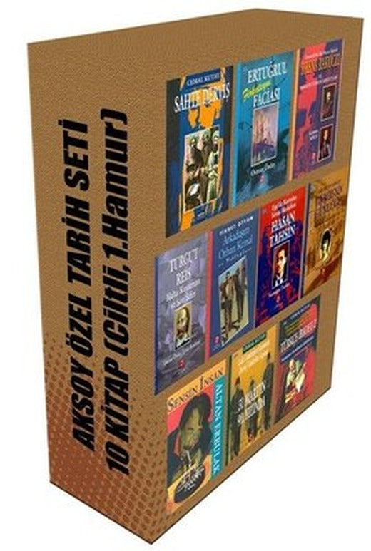 Aksoy Özel Tarih Seti - 10 Kitap Takım Kutulu | Aksoy Yayıncılık