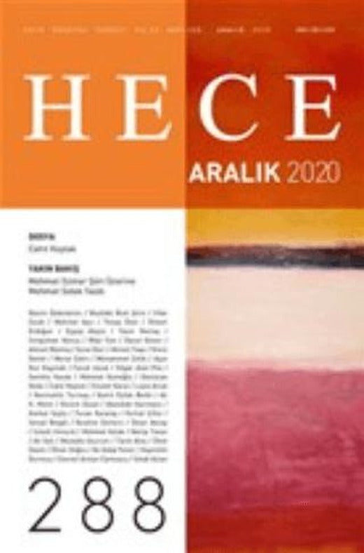 Hece Aylık Edebiyat Dergisi Sayı: 288 Aralık 2020 | Hece Dergisi (Ciltsiz)