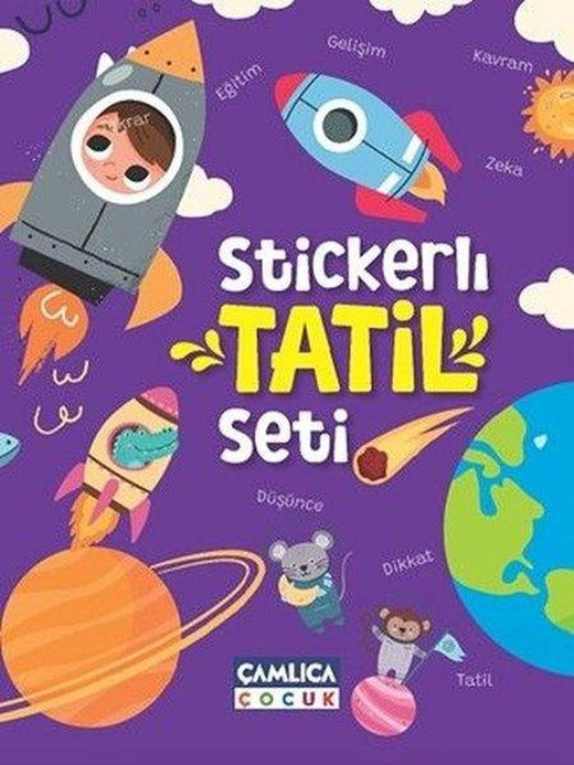 Stickerlı Tatil Seti | Çamlıca Çocuk Yayınları (İnce Kapak)