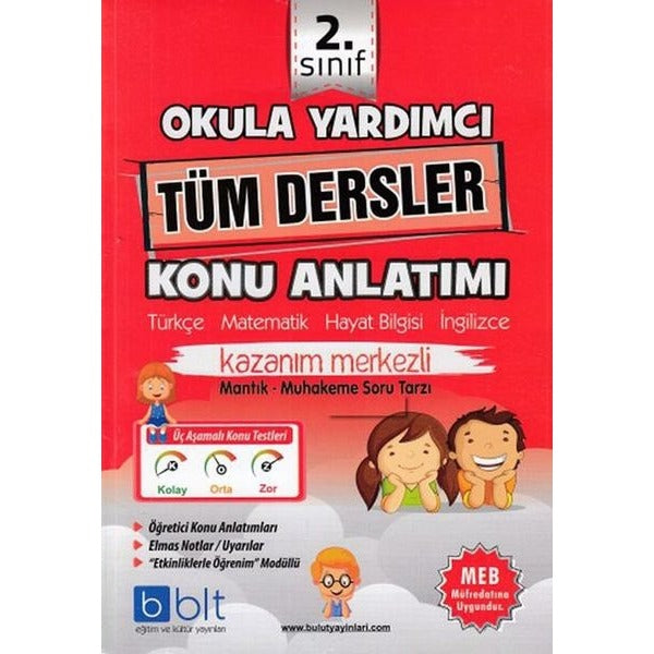 2.Sınıf Tüm Dersler Konu Anlatımlı | Bulut Eğitim ve Kültür Yayınları (İnce Kapak)