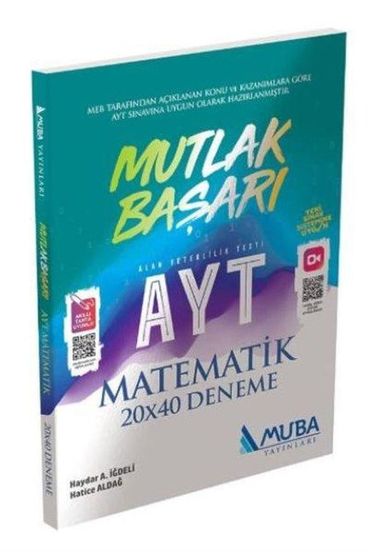 AYT Mutlak Başarı Matematik 20x40 Deneme | Muba Yayınları (İnce Kapak)