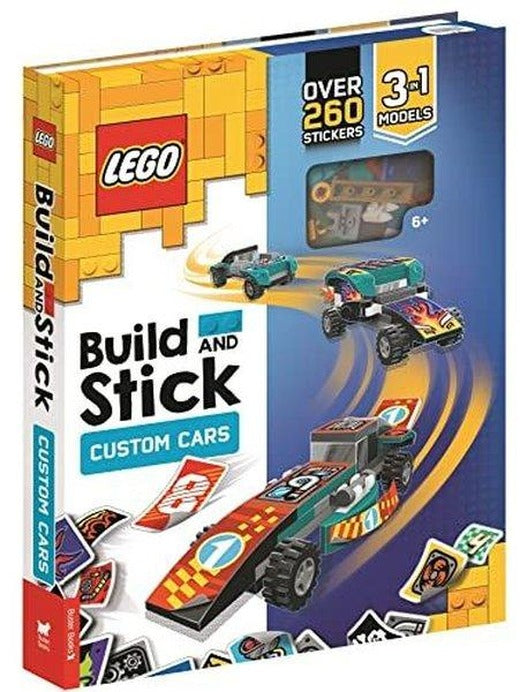 LEGO Build and Stick Custom Cars | Michael O'Mara Books Ltd (Ciltli)
