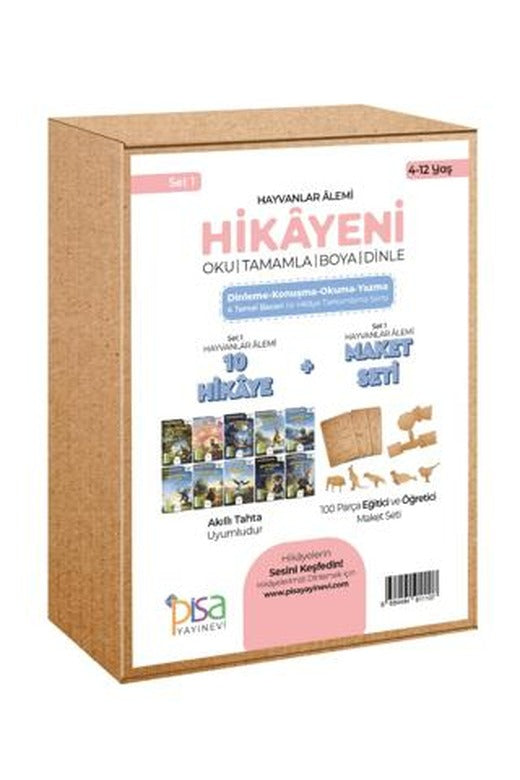 Hayvanlar Alemi Maceraları Hikaye Seti 1 | Pisa Yayınevi (Ciltsiz)