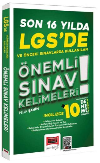 LGS'de Son 16 Yılda Kullanılan Önemli İngilizce Sınav Kelimeleri | Yargı Yayınevi (Ciltsiz)  - Resim 1