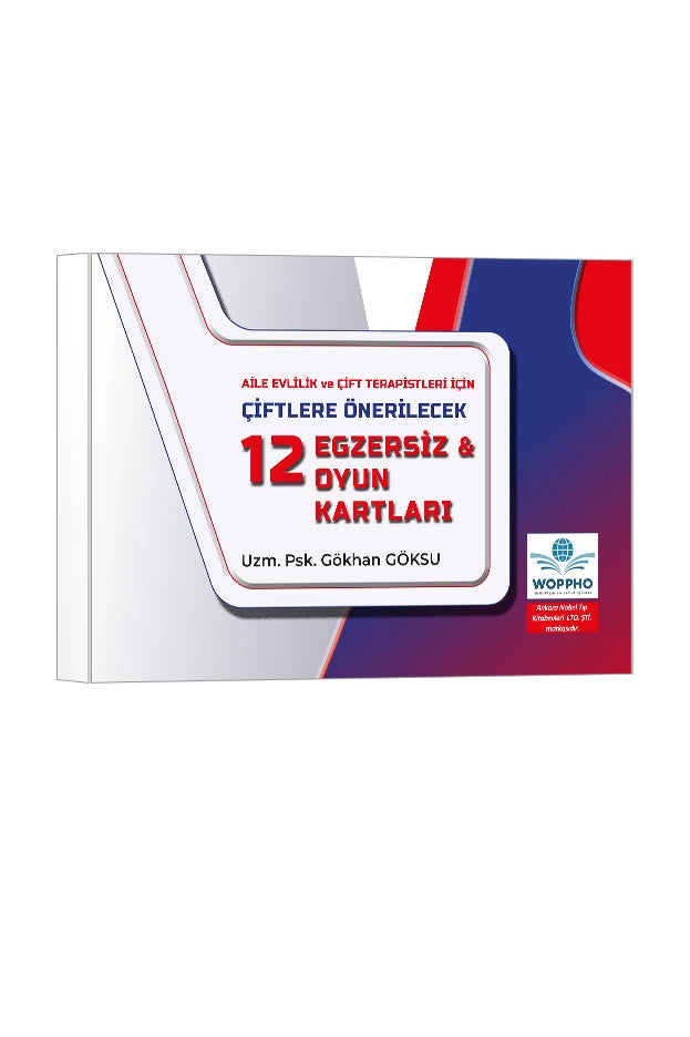 Aile Evlilik ve Çift Terapistleri İçin Çiftlere Önerilecek 12 Egzersiz & Oyun Kartları kitap kapağı