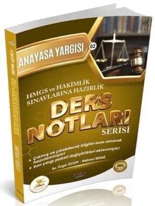 2026 HMGS Hakimlik HUKAL Anayasa Yargısı Ders Notları
