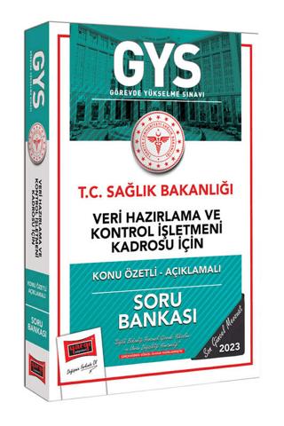 Yargı Yayınları 2023 Sağlık Bakanlığı Veri Hazırlama ve Kontrol İşletmeni Kadrosu İçin Konu Özetli Açıklamalı Soru Bankası | Yargı Yayınevi (Ciltsiz)  - Resim 1