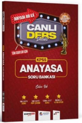 Akademi Denizi Yayıncılık KPSS Anayasa Canlı Ders Destekli Soru Bankası - Selim Işık kitap kapağı