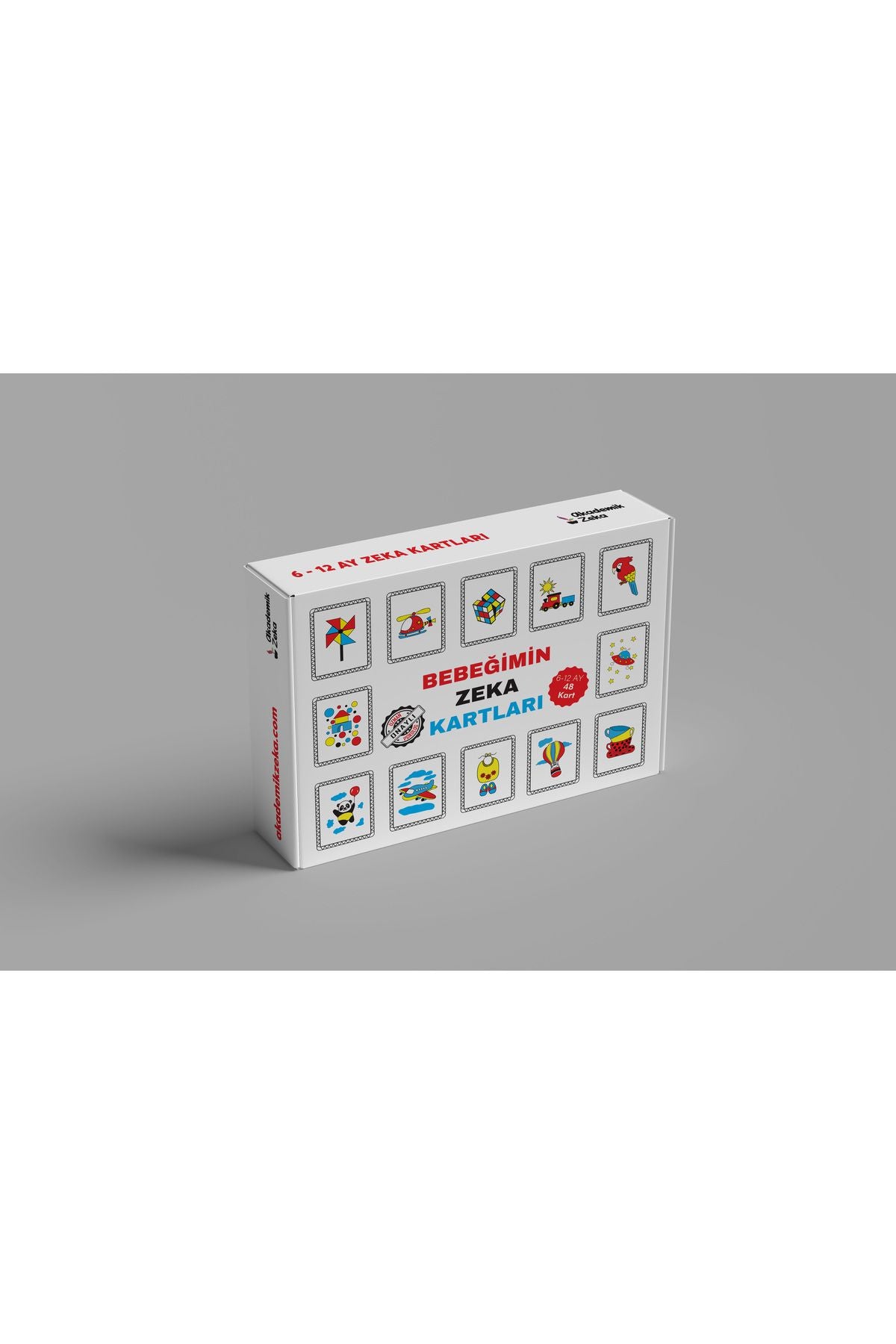 Akademik Zeka Bebeğimin Zeka Kartları 0-12 Ay kitap kapağı