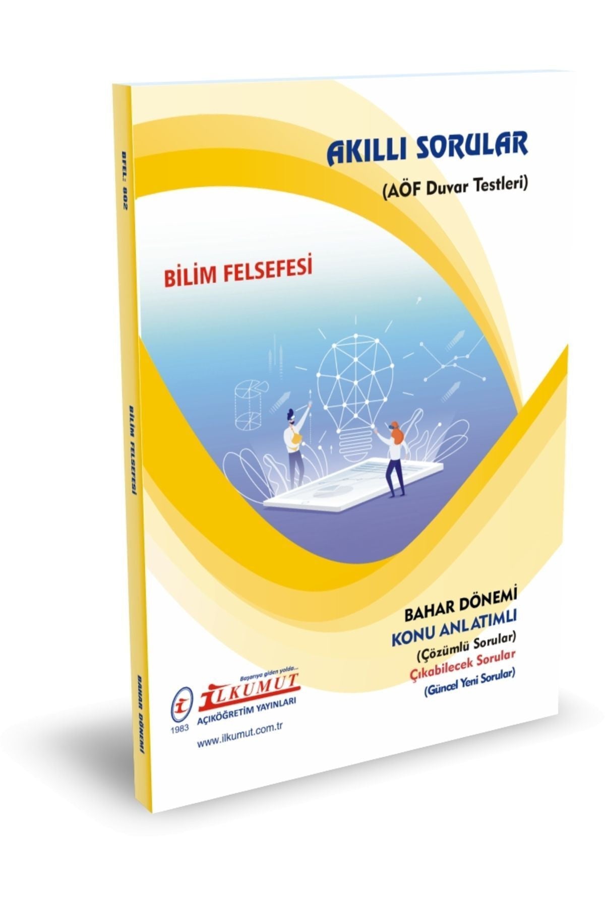 İlkumut Yayınları - Bilim Felsefesi - (Konu Anlatımlı ve Çözümlü Sorular) - Komisyon kitap kapağı