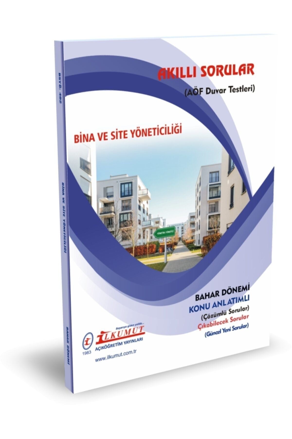 İlkumut Yayınları - Bina ve Site Yöneticiliği - (Konu Anlatımlı ve Çözümlü Sorular) kitap kapağı