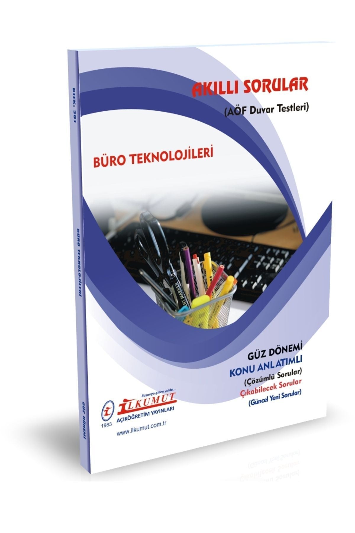 İlkumut Yayınları - Büro Teknolojileri - (Konu Anlatımlı ve Çözümlü Sorular) kitap kapağı