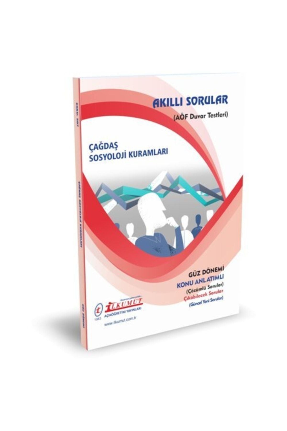 İlkumut Yayınları - Çağdaş Sosyoloji Kuramları - (Konu Anlatımlı ve Çözümlü Sorular) kitap kapağı
