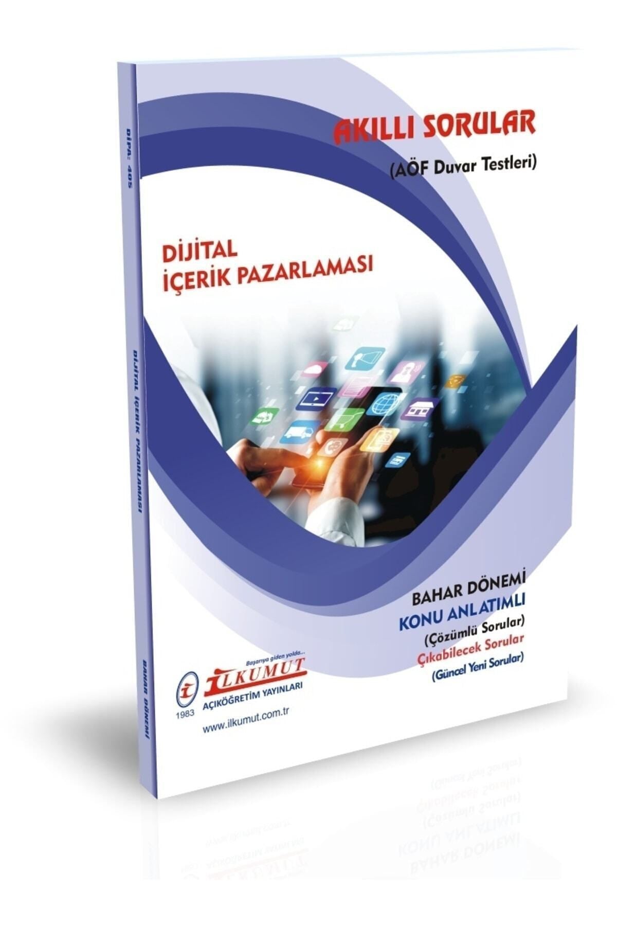 İlkumut Yayınları - Dijital Içerik Pazarlaması (Konu Anlatımlı ve Çözümlü Sorular) kitap kapağı