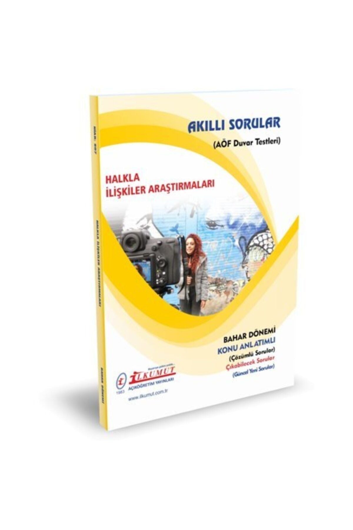 İlkumut Yayınları - Halka İlişkiler Araştırmaları - (Konu Anlatımlı ve Çözümlü Sorular) kitap kapağı
