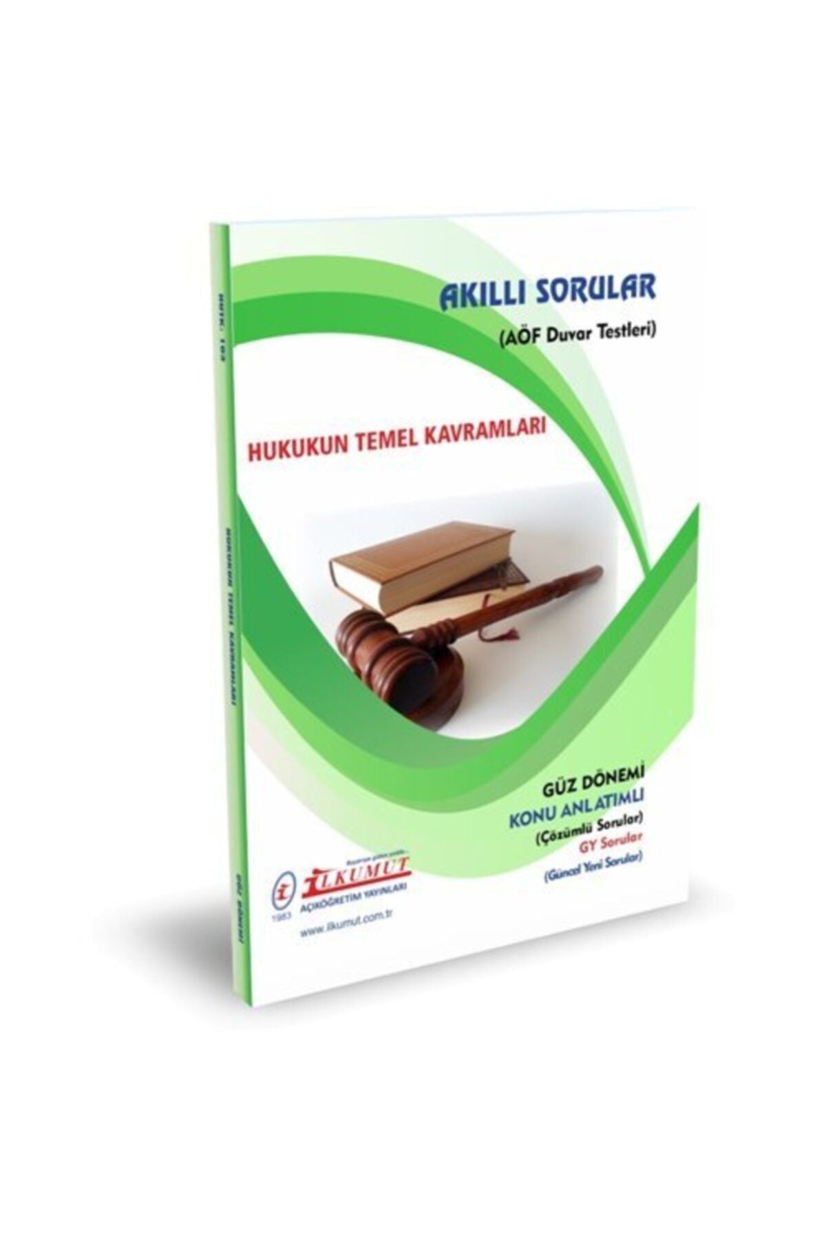 İlkumut Yayınları - Hukukun Temel Kavramları - (Konu Anlatımlı ve Çözümlü Sorular) kitap kapağı