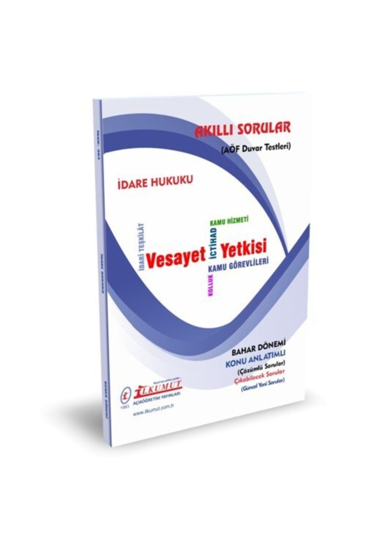 İlkumut Yayınları - İdare Hukuku - (Konu Anlatımlı ve Çözümlü Sorular) kitap kapağı