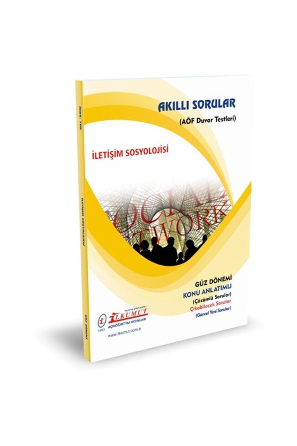 İlkumut Yayınları - İletişim Sosyolojisi (Konu Anlatımlı ve Çözümlü Sorular) kitap kapağı