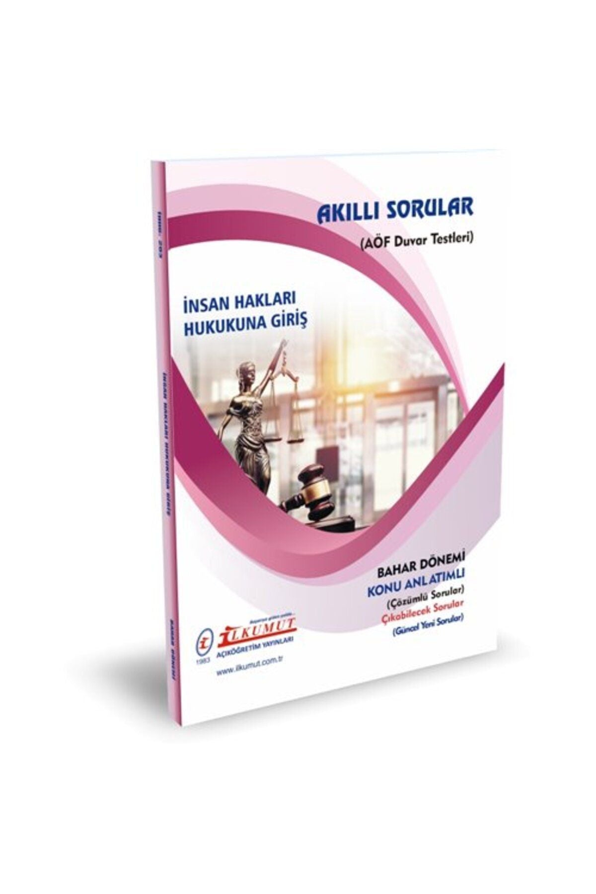 İlkumut Yayınları - İnsan Hakları Hukukuna Giriş - (Konu Anlatımlı ve Çözümlü Sorular) kitap kapağı