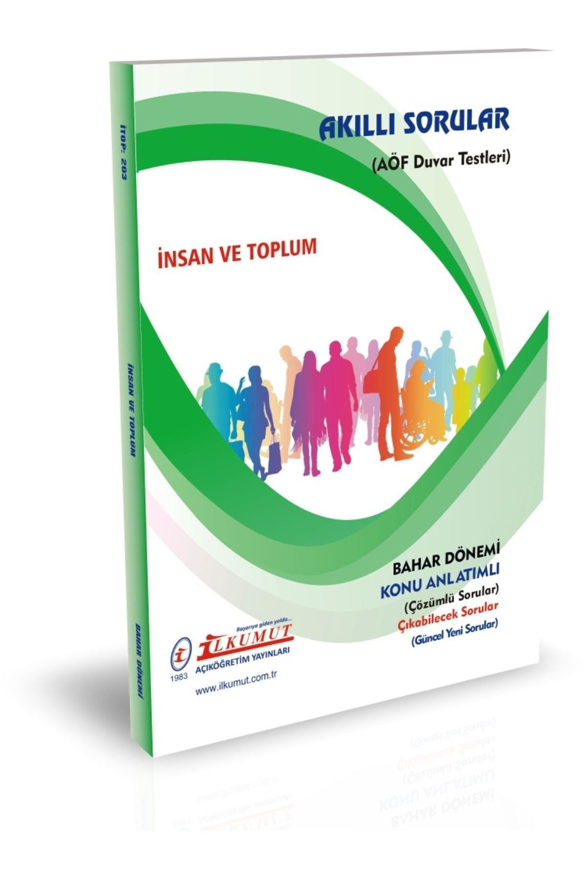 İlkumut Yayınları - İnsan ve Toplum - (Konu Anlatımlı ve Çözümlü Sorular) kitap kapağı