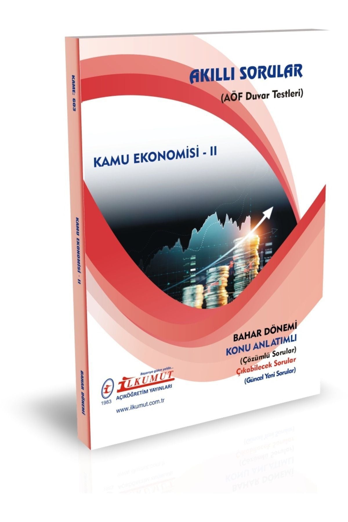 İlkumut Yayınları - Kamu Ekonomisi - II - (Konu Anlatımlı ve Çözümlü Sorular) kitap kapağı