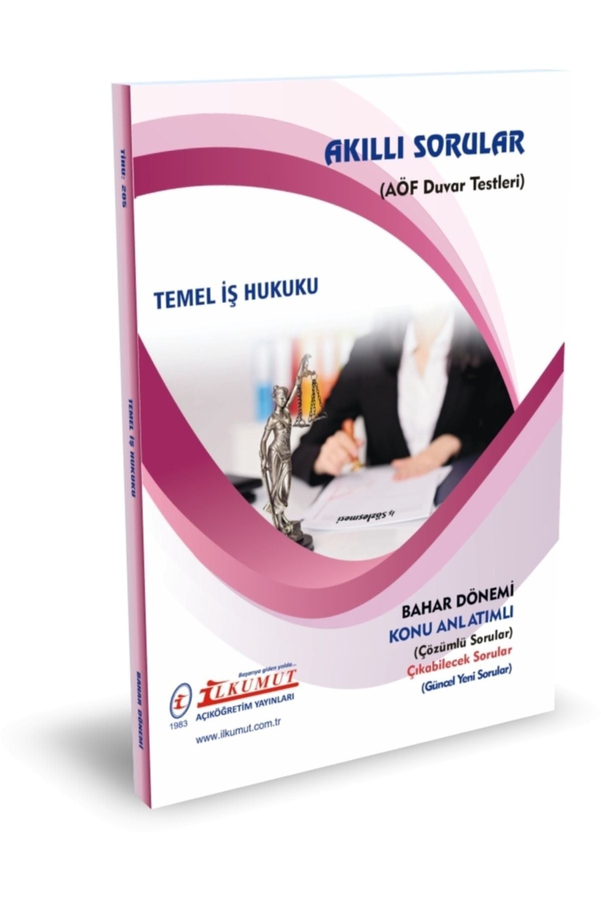 İlkumut Yayınları - Temel İş Hukuku - (Konu Anlatımlı ve Çözümlü Sorular) kitap kapağı