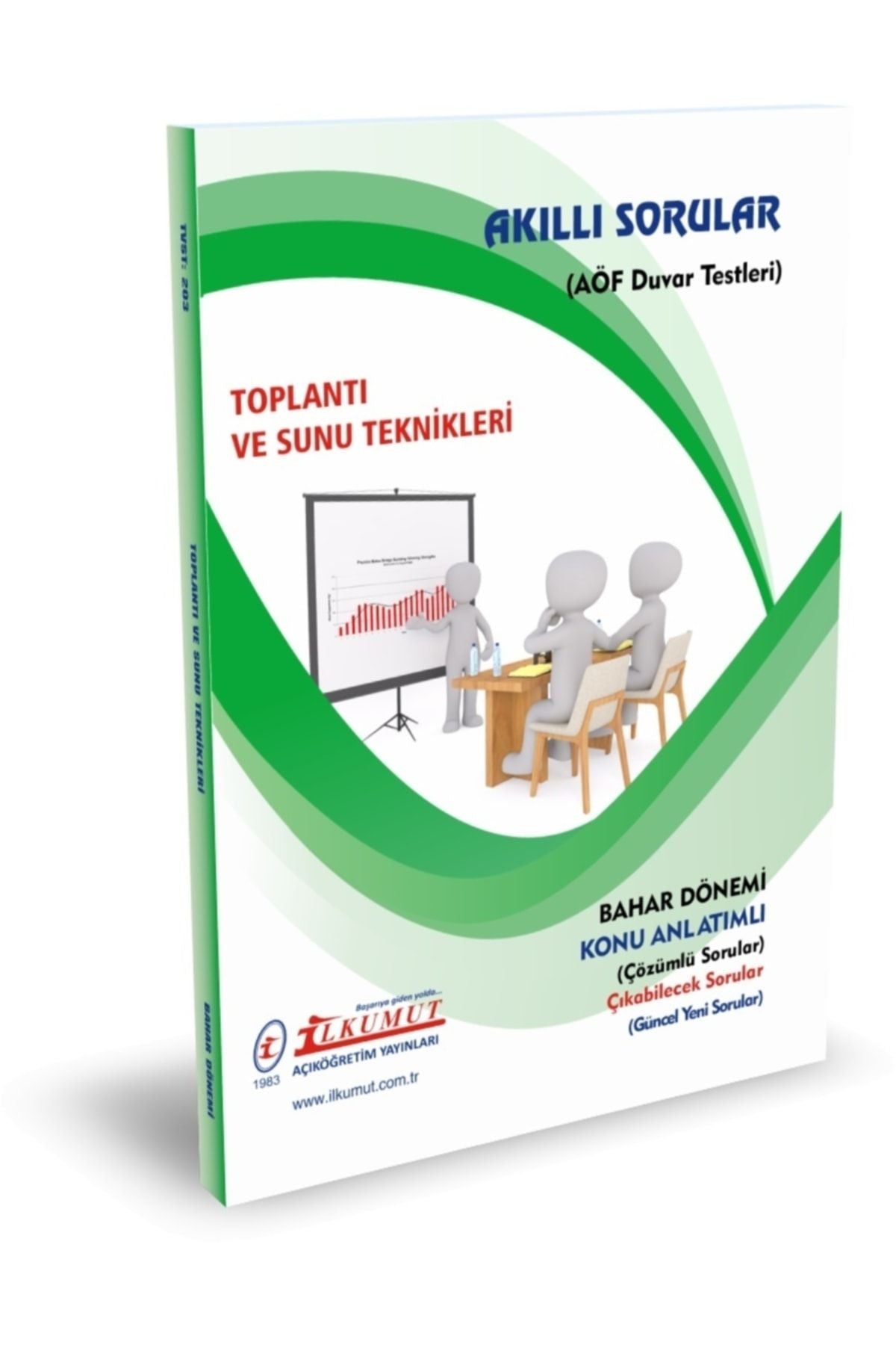 İlkumut Yayınları - Toplantı ve Sunu Teknikleri (Konu Anlatımlı ve Çözümlü Sorular) kitap kapağı