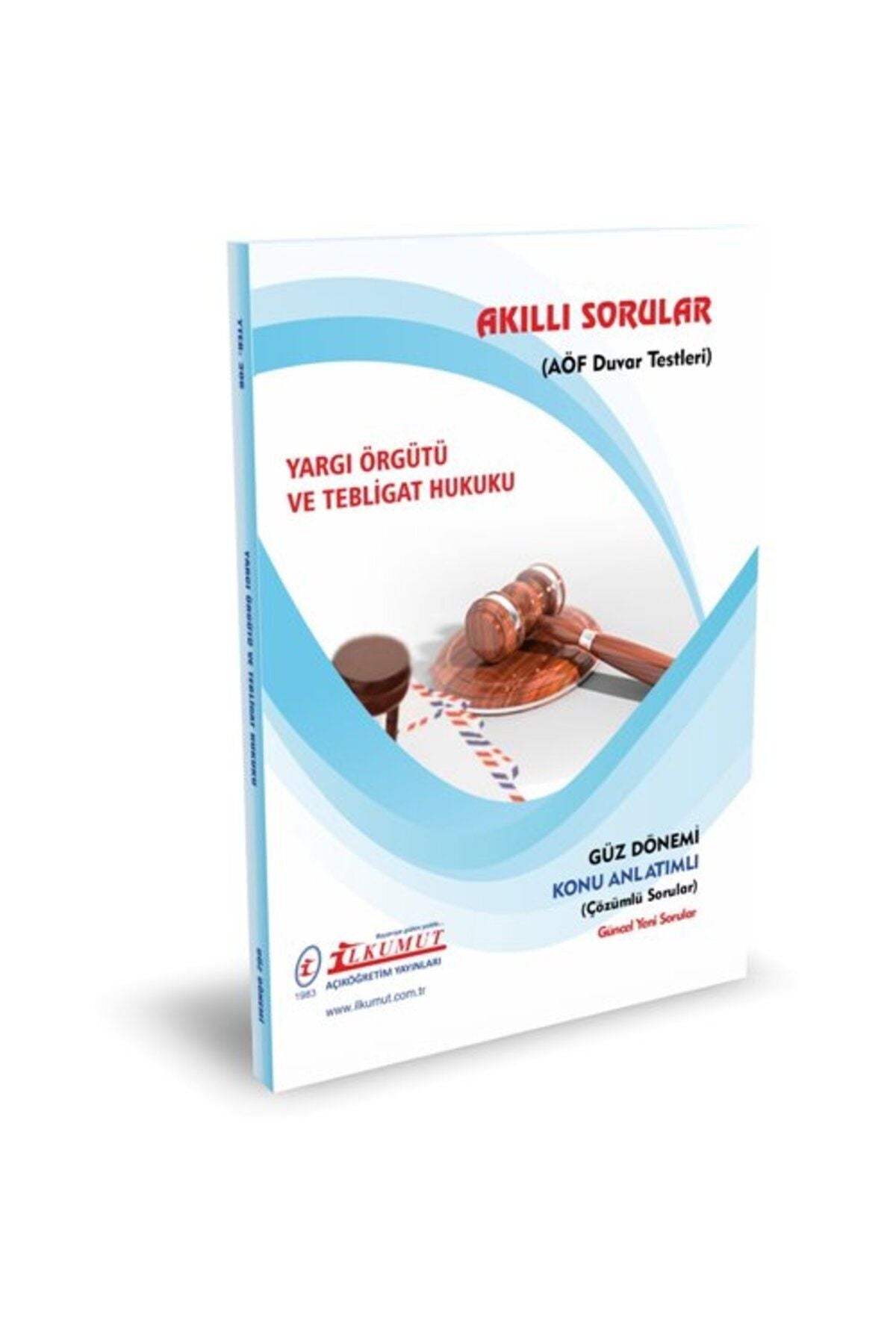 İlkumut Yayınları - Yargı Örgütü ve Tebligat Hukuku - (Konu Anlatımlı ve Çözümlü Sorular) kitap kapağı