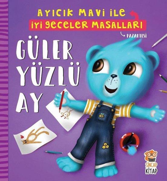 Güler Yüzlü Ay-Ayıcık Mavi ile İyi Geceler Masalları | Sincap Kitap (İnce Kapak)  - Resim 1