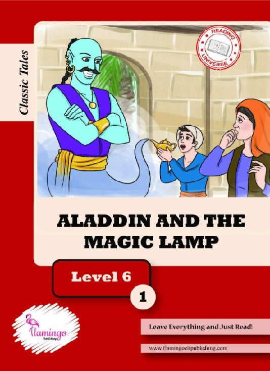 Alaaddin And The Magıc Lamp English Level 6-1 (B1) - Kolektif - Flamingo Publishing kitap kapağı