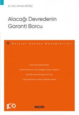 Alacağı Devredenin Garanti Borcu - Ahmet Sevinç kitap kapağı