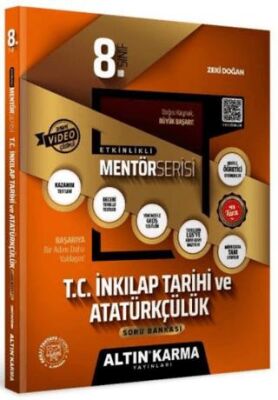 Altın Karma Yayınları - Bayilik 8. Sınıf T.C. İnkılap Tarihi ve Atatürkçülük Altın Etkinlikli Kazanım Soru Bankası - Mentör Serisi - Zeki Doğan kitap kapağı