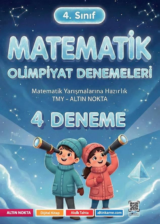 Altın Nokta Yayınları 4. Sınıf Matematik Olimpiyat Denemeleri 4 Deneme kitap kapağı