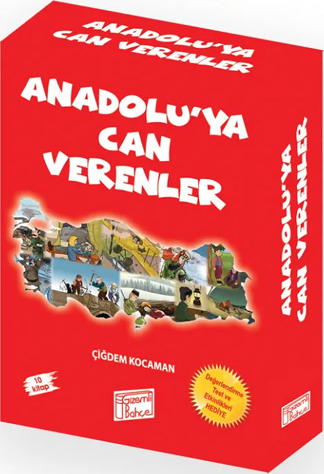 Anadolu'ya Can Verenler Serisi 10 Kitap Set - Çiğdem KOCAMAN kitap kapağı