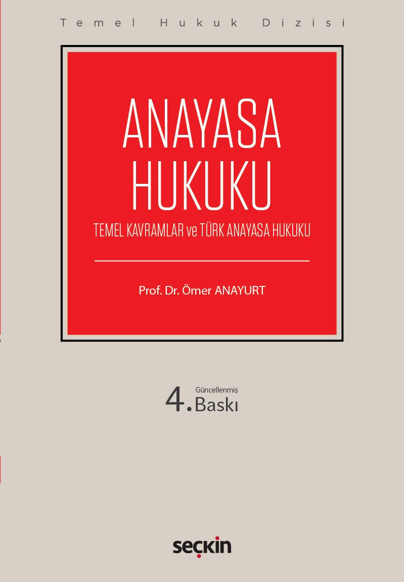 Anayasa Hukuku (THD) kitap kapağı