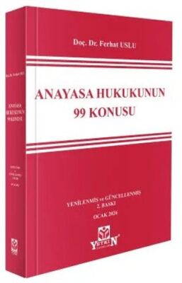 Anayasa Hukukunun 99 Konusu - Ferhat Uslu kitap kapağı