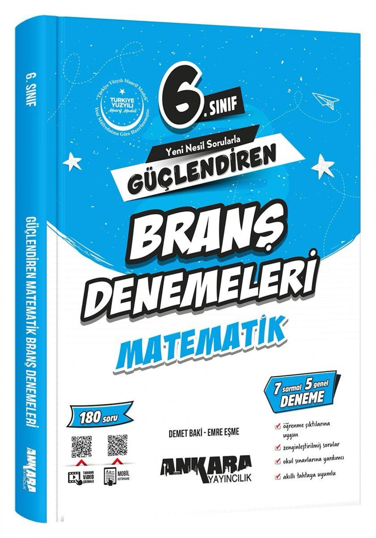 Ankara 2026 6. Sınıf Matematik Branş Denemesi Güncel Müfredat kitap kapağı