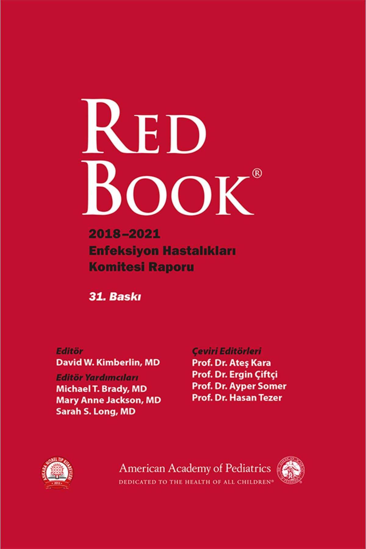 Red Book 2018-2021 Hastalıkları kitap kapağı