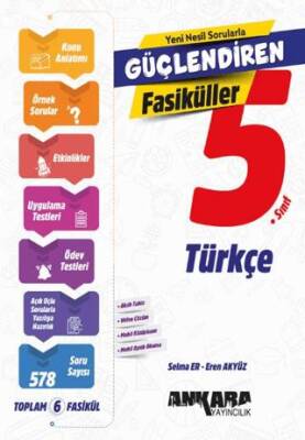 5. Sınıf Güçlendiren Türkçe Fasikülleri - Kolektif kitap kapağı