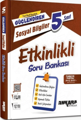 5. Sınıf Sosyal Bilgiler Güçlendiren Etkinlikli Soru Bankası - Kolektif kitap kapağı