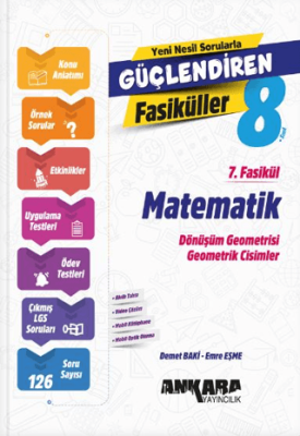 8. Sınıf Matematik Güçlendiren 7. Fasikül - Demet Baki kitap kapağı