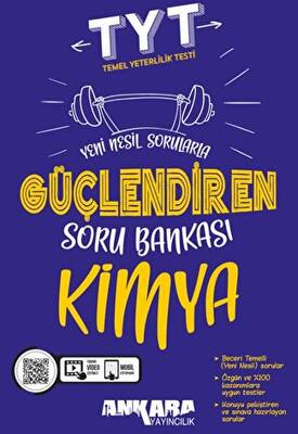 Ankara 2025 Tyt Kimya Güçlendiren Soru Bankası - Kolektif kitap kapağı