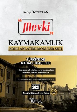 2021 Mevki Kaymakamlık Konu Anlatımı Modüler Seti - Türkiye’de Mahalli İdareler | Temsil Kitap (Ciltsiz)  - Resim 1