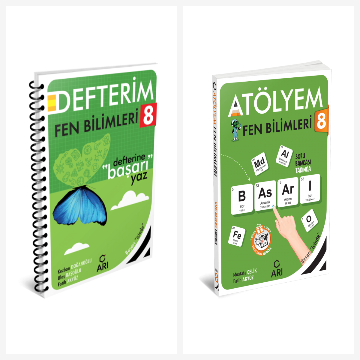 Arı 8. Sınıf Fen Bilimleri Akıllı Defter ve Atölyem Serisi Set 2 Kitap Arı Yayınları kitap kapağı
