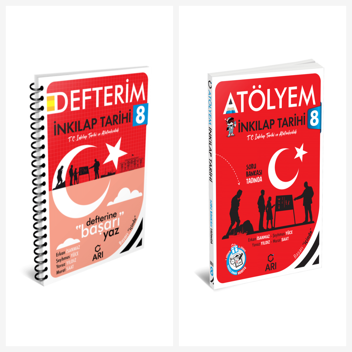 Arı 8. Sınıf Sosyal Bilgiler Akıllı Defter ve Atölyem Serisi Set 2 Kitap Arı Yayınları kitap kapağı