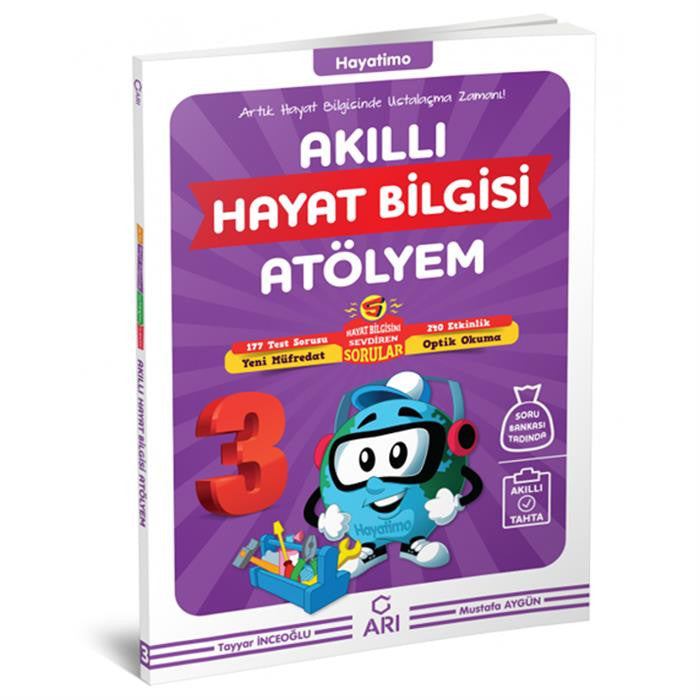 Arı Yayınları 3. Sınıf Hayat Bilgisi Atölyem kitap kapağı