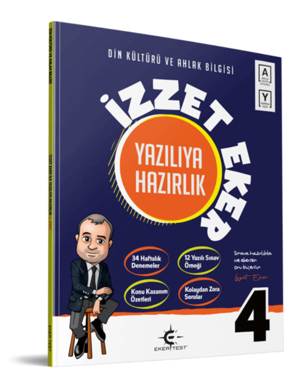 Arı Yayınları 4. Sınıf İzzet Eker İle Yazılıya Hazırlık - İzzet Eker kitap kapağı