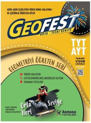 Armada YKS TYT AYT Geofest Orta İleri Seviye Soru Kitabı - Kolektif kitap kapağı